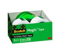 3M Scotch AAMT-3 Handheld Tape Dispenser Includes 3X Scotch Magic Sticky Tape Ro