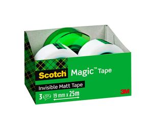 3M Scotch AAMT-3 Handheld Tape Dispenser Includes 3X Scotch Magic Sticky Tape Ro