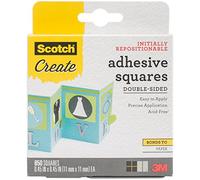 3M 1-Piece 0.45 x .45-inch Scotch Photo Splits Double-Sided, Pack of 850, White