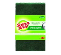Scotch-Brite Heavy Duty Scour Pads, Great For The Kitchen, Garage and Outdoors, 3 Pads