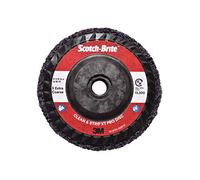 3M Scotch-Brite Clean and Strip XT Pro Disc, SiC Extra Coarse, Purple, 4 in x 1/4 in