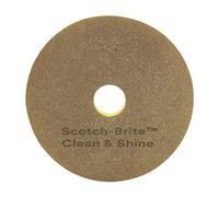3M Scotch-Brite Clean & Shine Machine Pad - Cleaning and Polishing Floors - 280mm Diameter (Pack of 5)