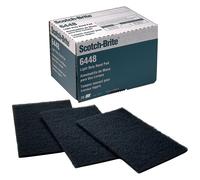 3M Scotch-Brite HP-HP Non-Woven Silicon Carbide Hand Pad - 6 in Width x 9 in Length - 16555 [PRICE is per BOX]