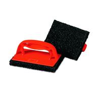 3M Scotch-Brite PROFESSIONAL 9537 Scotchbrick Griddle Scrubber 4w x 6d x 3h Red/Brown Pack of 4 (Case of 3 Packs)