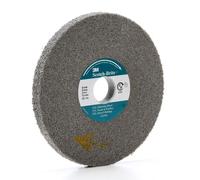 3M Scotch-Brite XL-WL Convolute Silicon Carbide Hard Deburring Wheel - Fine Grade - Arbor Attachment - 6 in Diameter - 1 in Center Hole - 1/2 in Thick