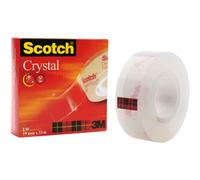 3M™ Scotch® Crystal Clear Tape, 19 mm x 33 m, 1 Roll/Pack