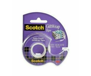 3M Scotch Gift wrap Tape, 19 mm x 16,5 m, guarantees strong seal