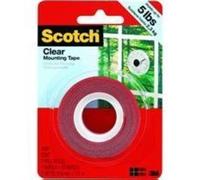 3M Scotch Heavy Duty Mounting Tape Clear