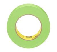 3M Scotch Performance Masking Tape 233+ 46338 36 mm x 55 mm 1 Roll Flexible Moisture Resistant Green Solvent Based Automotive Masking Tape