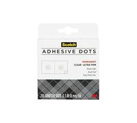 3M Scotch Permanent Adhesive Dots-Ultra-Thin Medium Scrapbook, Foam, 1 Count (Pack of 1)