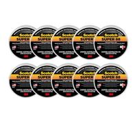 3M Scotch Super 88 Vinyl Electrical Tape, -18 to 105 Degree C, 10000 mV Dielectric Strength, 66' Length x 3/4" Width, Black (Pack of 10)