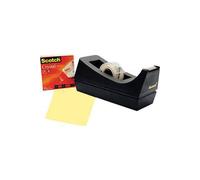 3M™ Scotch™ Tape Dispenser C38 Black + Scotch® Crystal Tape 19 mm ...