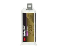 3M Scotch-Weld Epoxy Adhesive DP420, Black, Two-Part Epoxy Structural Adhesive, High Impact and Fatigue Resistant, Maintains Bond Strength, 50 mL (1.69 fl oz) Duo-Pak