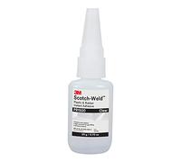 3M Scotch-Weld Plastic & Rubber Instant Adhesive PR1500, Clear, 20 Gram Bottle