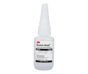 3M™ Scotch-Weld™ Super Fast Instant Adhesive SF20 Transparent 20g Bottle 10 Pack