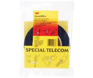 3M™ Scotchflex™ Wire Tie Wrap, Black, 20 mm x 10 m