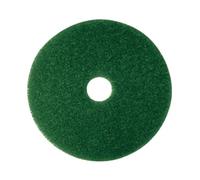 3M HG115-G Non-Woven Nylon/Polyester Fiber Floor Cleaning Pad, 15", Green, 38 cm