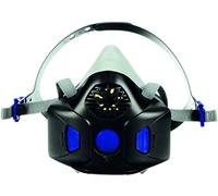 3M Secure Click Half Mask Reusable Respirator, Speaking Diaphragm, Medium, HF-802SD