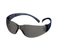 3M SecureFit 100 Safety Glasses, Blue frame, Anti-Scratch / Anti-Fog, Grey lens, SF102AF-BLU-EU