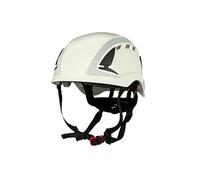 3M SecureFit X5000 Safety Helmet, Vented, Reflective, CE, White, X5001V-CE