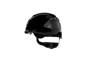 3M SecureFit X5500 Safety Helmet, Vented, CE, Black, X5512V-CE