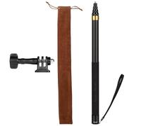 3m Selfie Stick 110in/9.8ft Long Invisible Carbon Fiber Selfie Stick Lightweight Extra Long Extension Pole for Insta360 ONE X5 X4 X 3 ONE X2 ONE R ONE RS X3 R X Action Camera (Gold)
