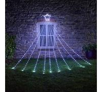 3m Shooting Christmas Star Light LED Decoration in Cool White Samuel Alexander White One Size