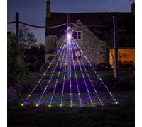 3m Shooting Christmas Star Light LED Decoration in Multi-Coloured Samuel Alexander Multi One Size