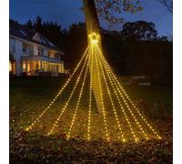 3m Shooting Christmas Star Light LED Decoration in Warm White Samuel Alexander Beige One Size
