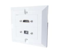 3m Single Gang AV Cable Kit with HDMI and USB Type B Module