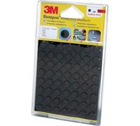 3M™ SJ 5012 MPBB Bumpon Black Polyurethane Rubber Foot 12.7mm x 3.5mm - 56pc