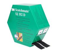 3M Fastener SJ352D, Black, 25 mm x 5 m, 4.4 mm, Twin Pack