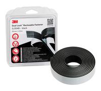 3M SJ3540/IPS Dual Lock Hook & Loop Tape Stick-On 2.5 m x 25 mm Black 1 pc