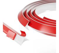 3M Skirting Board Trims Self-Adhesive Flexible Moulding Trims Double-Sided Silicone Quadrant Trim for Ceiling Coving Countertop Wall Corners Laminate Floors