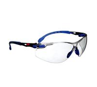 3M Solus 1000 Safety Glasses, Blue/Black Frame, Scotchgard Anti-Fog/Anti-Scratch Coating (K&N), Indoor/Outdoor Light Grey lens, S1107SGAF-EU