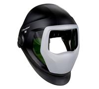 3M Speedglas Helmet 9100, Welding Safety 06-0300-51SW, with SideWindows with Headband and Silver Front Panel, by 3M Speedglas