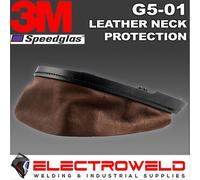 3M Speedglas Neck Cover Protection, Leather for G5-01 Welding Helmet - 169043