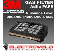 3M Speedglas Organic Vapour & Acid Gas Filter - Adflo PAPR Air Respirator 837242