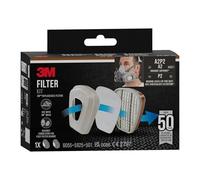 3M Spray Paint Filters 6002 CR, A2P2, 1 Kit, White