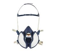 3M Spray Paint Respirator 4251+, A1P2, Maintenance Free Half-Mask, Against Organic Gases And Vapours, 1 Pack,Blue