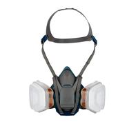 3M 6502 QLPRO Respirator Mask - Half Mask with Replaceable Filters Against Organic Gases, Vapours & Particles - Paint Mask with Protection Level A2P3