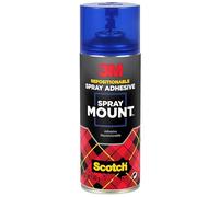 3M SprayMount Permanent Spray Adhesive, 1 Can 200 ml - Ideal for mock-ups, presentations, school projects, display boards