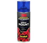 3M SprayMount Permanent Spray Adhesive, 1 Can 200 ml - Ideal for mock-ups, presentations, school projects, display boards