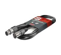 Stagg 3m XLR to XLR Microphone Cable - Black