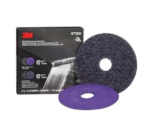 3M Stainless Steel & Aluminum Weld Removal Trial Pack, Includes 1187C 60+ & HD-DH 60+ XXCRS, 4-1/2 in x 7/8 in, 10 ea/Case