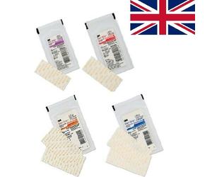3M Steri-Strip Reinforced Skin Wound Closures | 2 Sizes | Trusted UK Seller