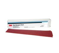 3M Stikit Red Abrasive Sheet 01679 80+ Grade 2-3/4 in x 16 1/2 in 25 Sheets for Auto Sanding