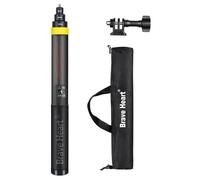 3m Super Long Carbon Fiber Extended Selfie Stick Invisible Pole for Insta360 ONE X5 X4 X3 X2 Camera(Gold)