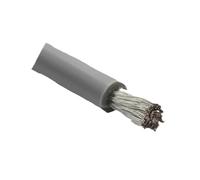 3m Super Soft Silicone Rubber Copper Wire 30/28/26/24/22/20AWG High Temperature Flexible Electrical Power Cable Light Wires(Grey3 m,24AWG)