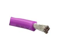 3m Super Soft Silicone Rubber Copper Wire 30/28/26/24/22/20AWG High Temperature Flexible Electrical Power Cable Light Wires(Purple 3 m,30AWG)